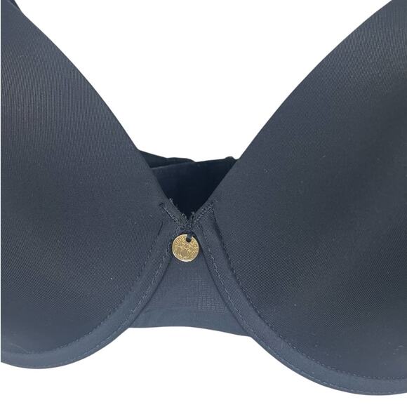 Natori Pure Lux Custom Coverage Contour Underwire Bra Lace Straps 732080 Sz 32DD - Picture 6 of 14